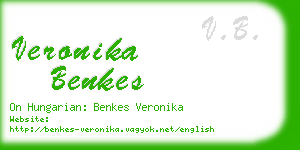 veronika benkes business card